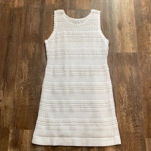XL white cotton dress